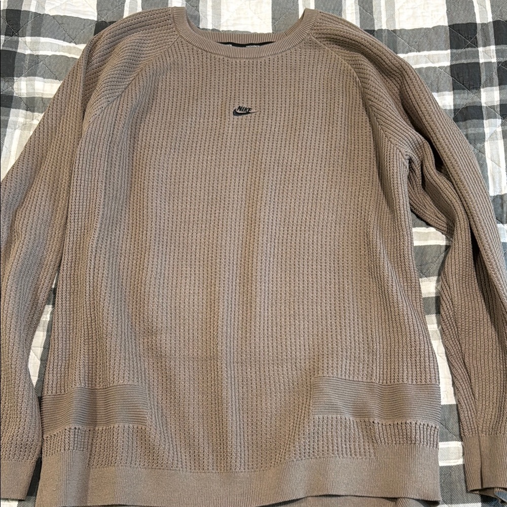 Nike Tech Pack Knit Sweater Size L
